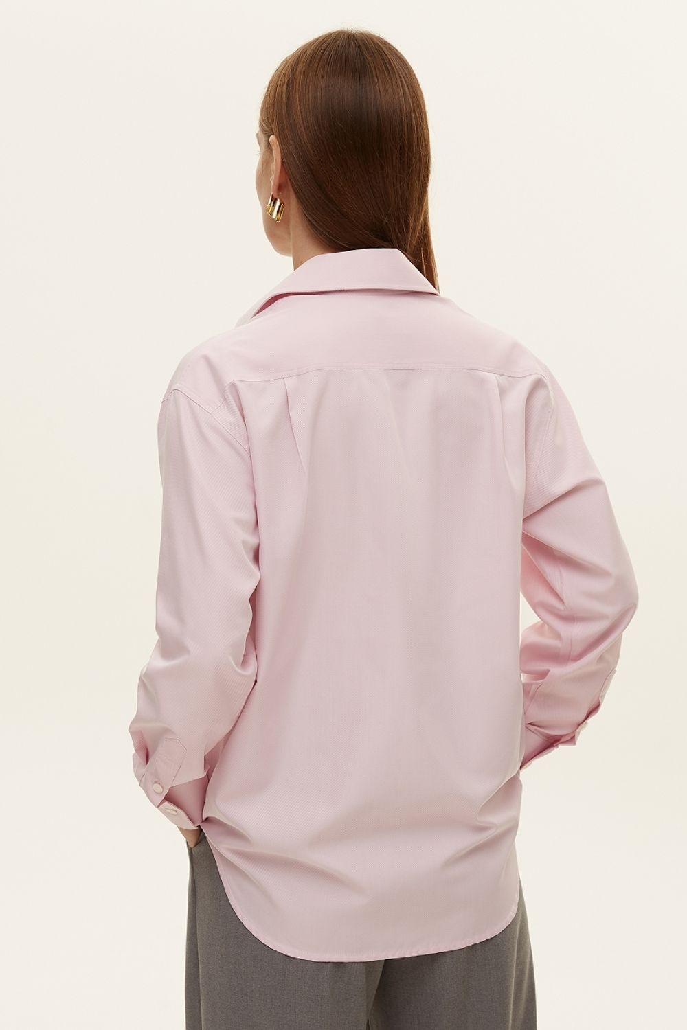 Рубашка Хельсинки розовая вискоза