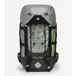 Рюкзак BERGER Hiking Ascent 55+10 л, серый