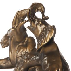 Статуэтка Играющие Слоны Бронза