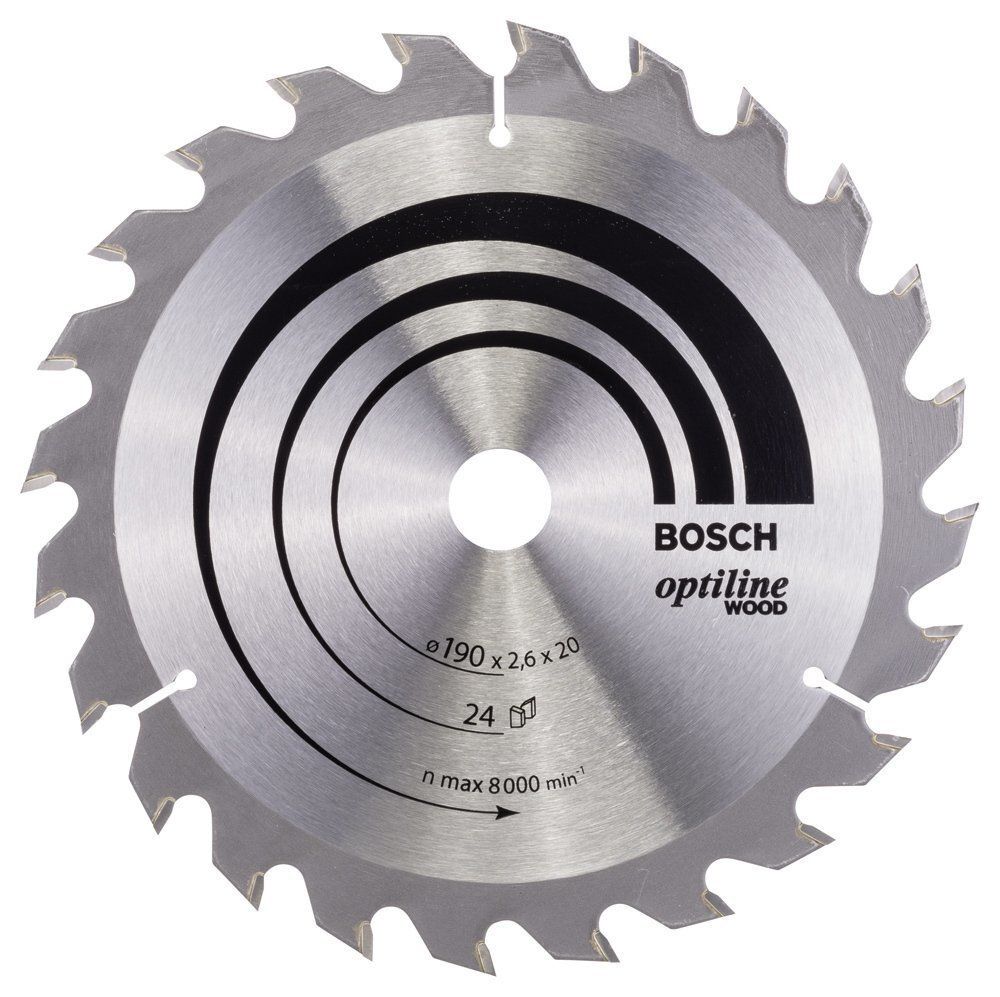 Пильный диск BOSCH 190Х20 24 OPTILINE