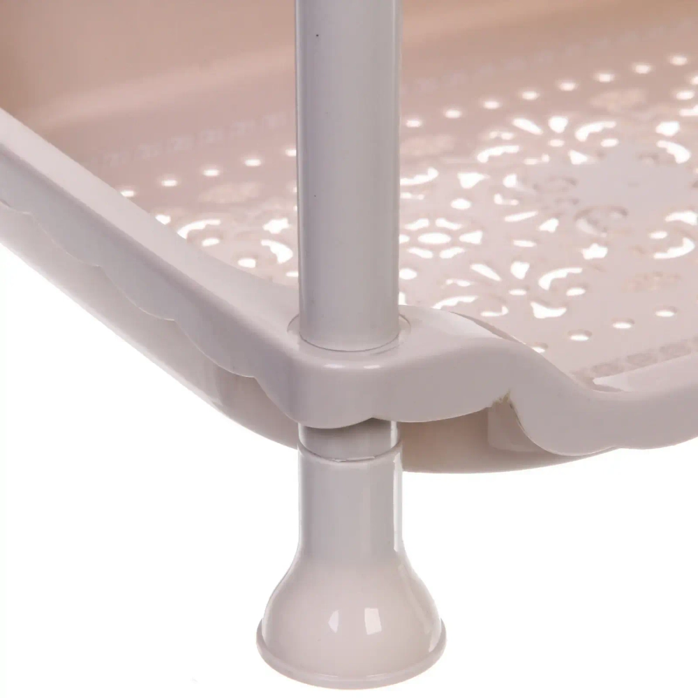 Этажерка малая «ИДЕЯДОМА», 4 секции, цвет бежевый, 28*22*49см (пакет)