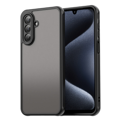 Чехол с черными боковыми рамками для Samsung Galaxy A17 5G, задняя крышка прозрачная тонированная
