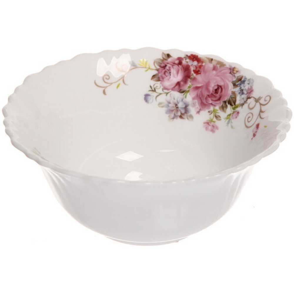 Салатник «Цветочная фантазия» 500мл 12,7*5см стеклокерамика