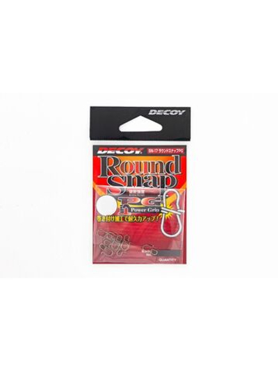 Застежка для рыбалки Decoy SN-17 Round Snap PG #1 (в упаковке 8 штук)
