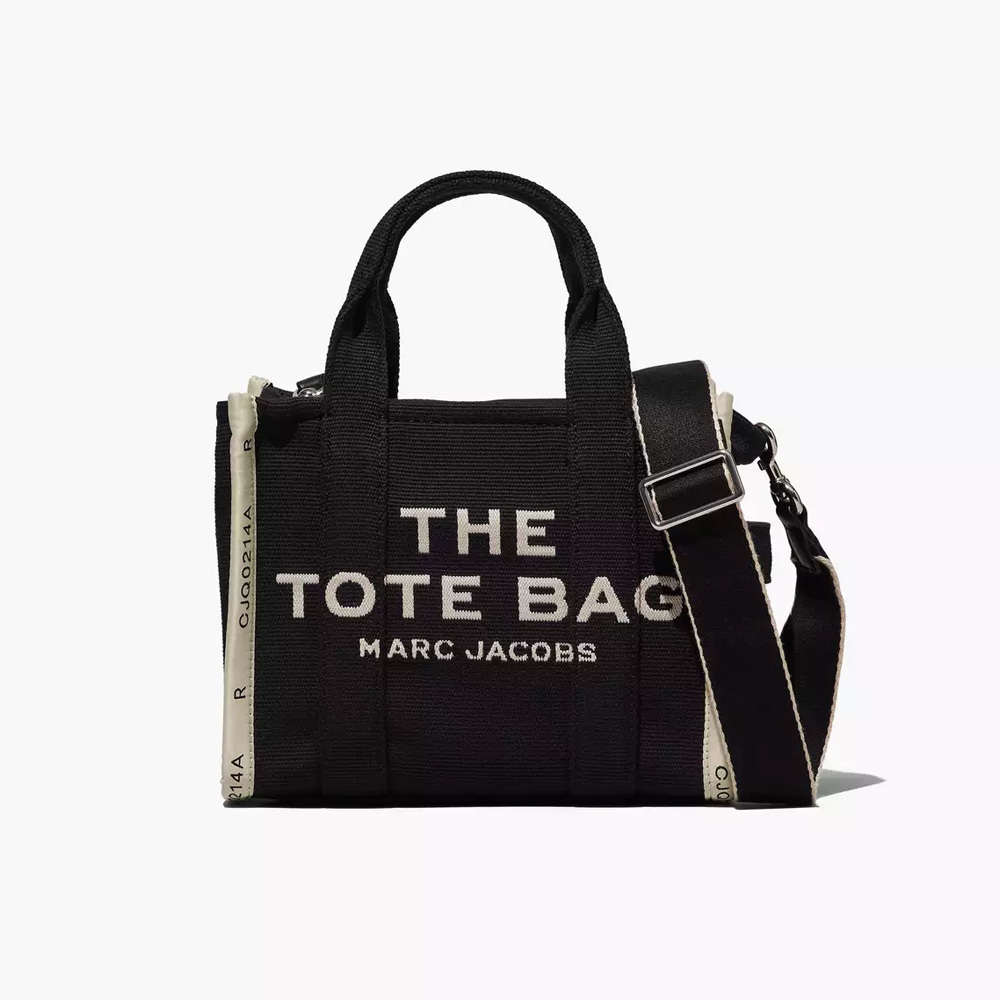 СУМКА MARC JACOBS THE JACQUARD SMALL TOTE BAG BLACK