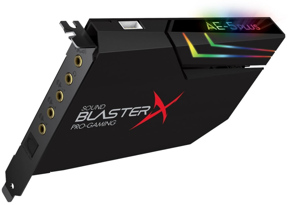Звуковая карта PCI-E Creative BlasterX AE-5 Plus