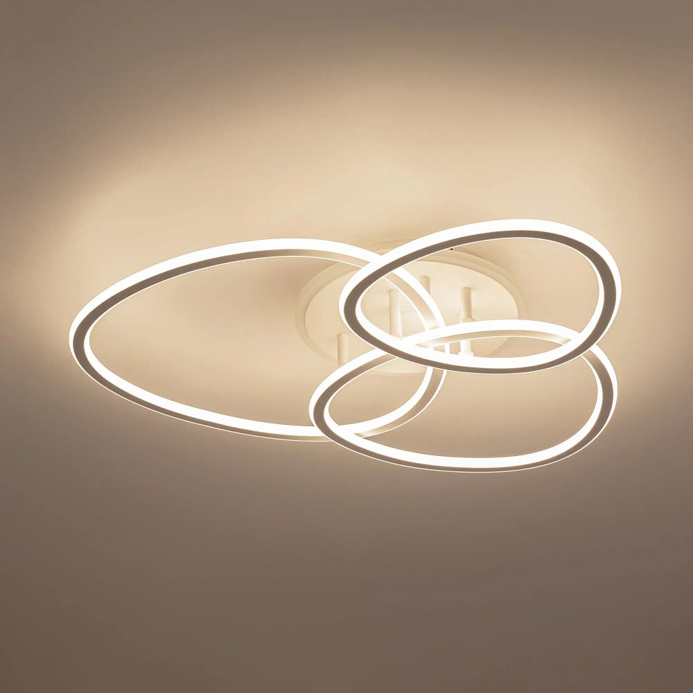 Citilux TRIO CL215B130 Люстра потолочная с пультом Белая