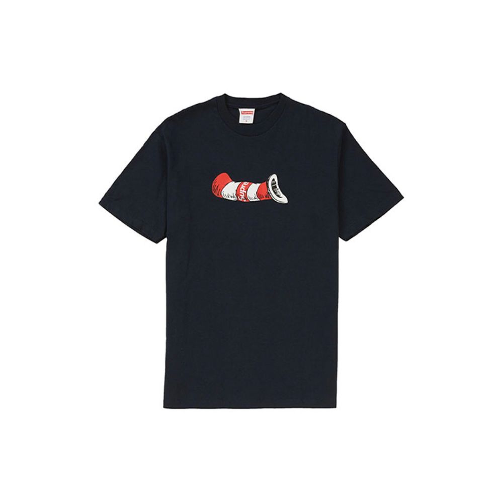 Supreme FW18 Cat in the Hat Tee Navy T