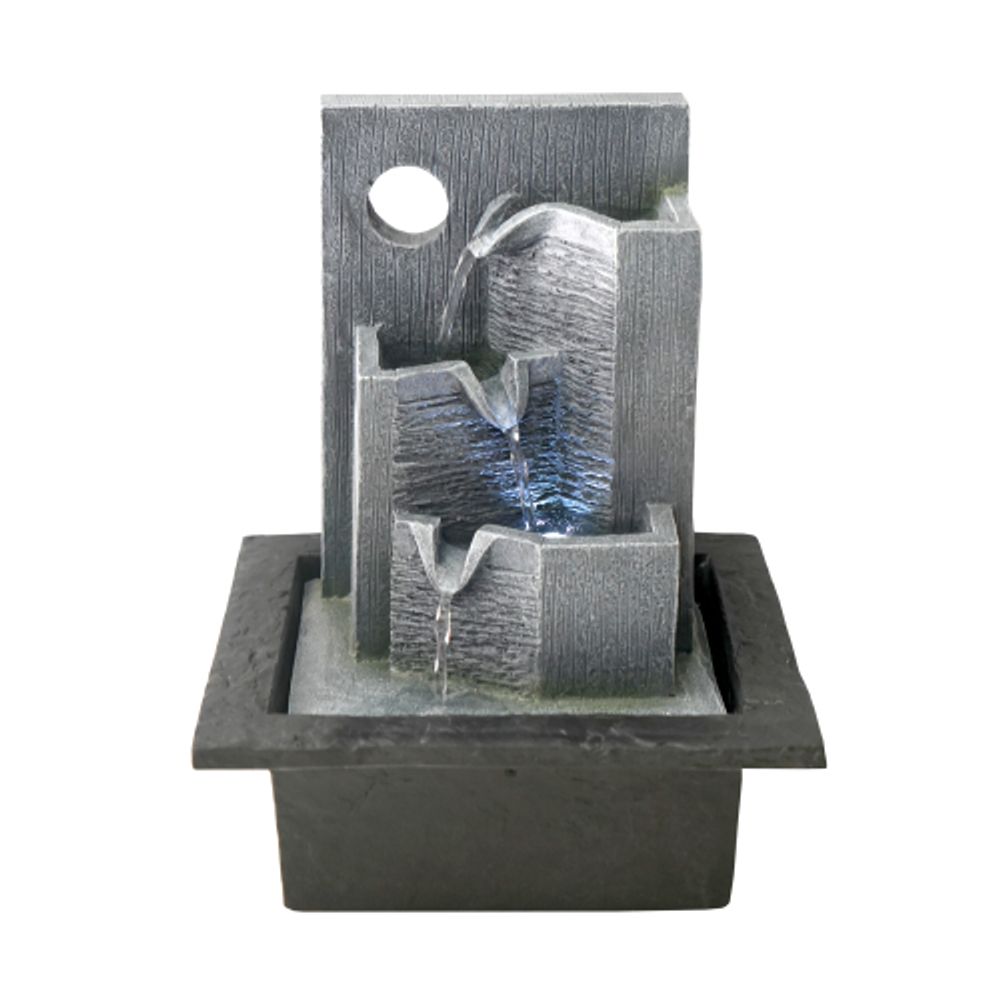 Настольный фонтан GREEN APPLE GANF-12 Каменная стена | GREEN APPLE