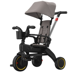 Велосипед трехколесный Luxmom S7,с родительской ручкой /складной/цвета