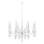 8260/8 MODERNI LN26 белый/хром, металл Люстра E14 8*40W 220V NANA