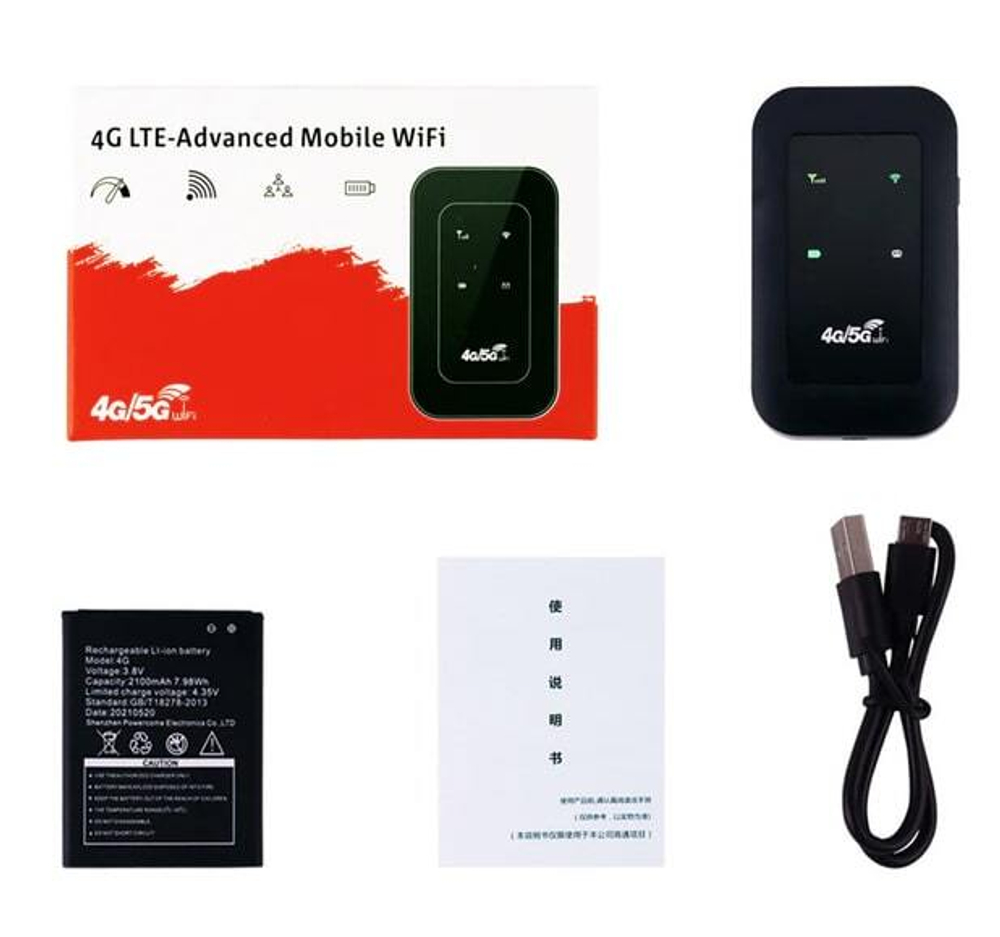Карманный Wi-Fi роутер MF800 4G Lte точка доступа (разблокированный)