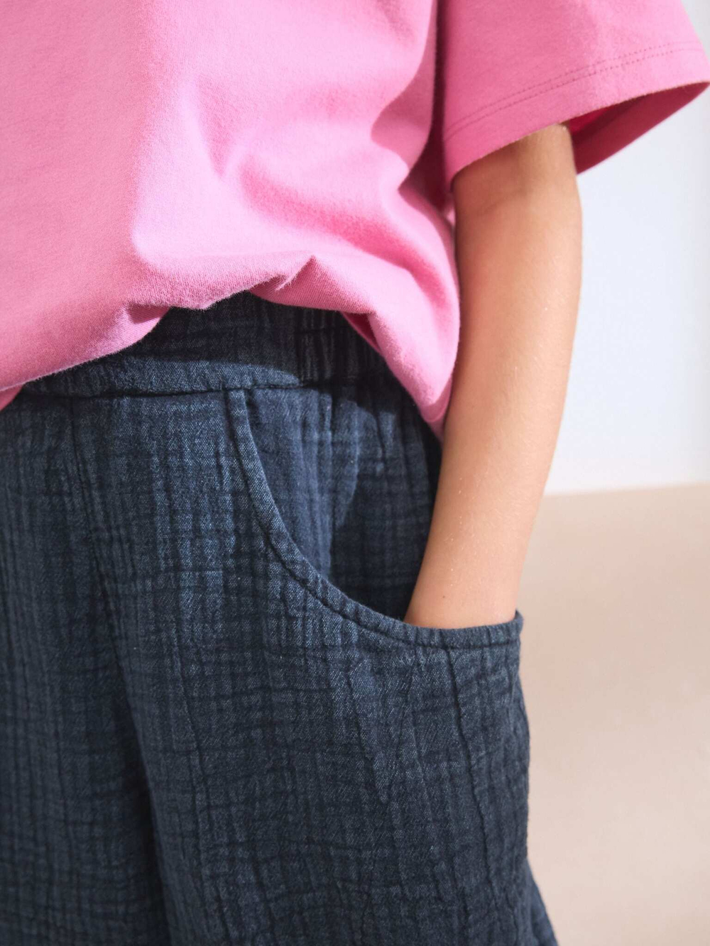 Брюки для девочки Next AB1-532, Темно-синий