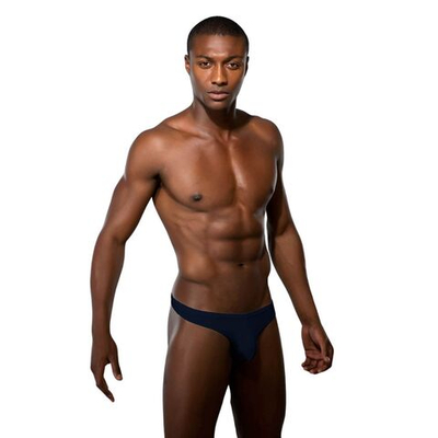 Хлопковые трусы-стринги Doreanse Euro (Размер: S) (Цвет: темно-синий)