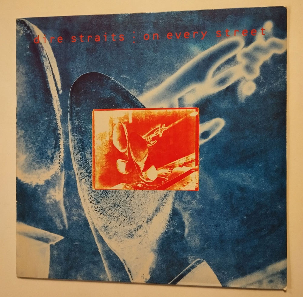 Винтажная виниловая пластинка LP Dire Straits On Every Street (Holland 1991)