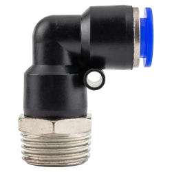 Фитинг угловой для пластиковых трубок 10мм с наружной резьбой 1/2'' Forsage F-SPL10-04