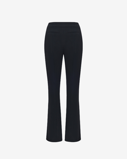 Брюки зауженные из костюмной ткани с разрезами на молнии