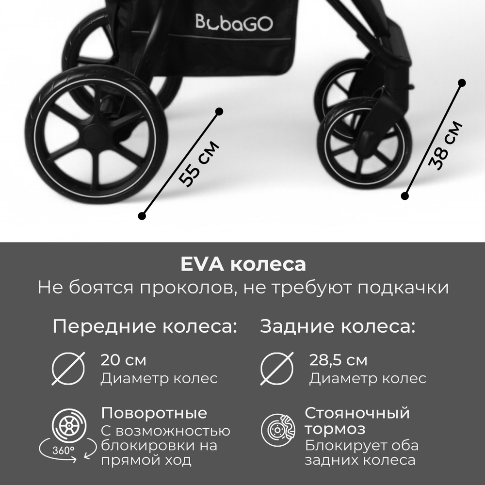 Прогулочная коляска BubaGO Cross City