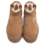 Ugg Classic Ultra Mini Braid Platform Chestnut