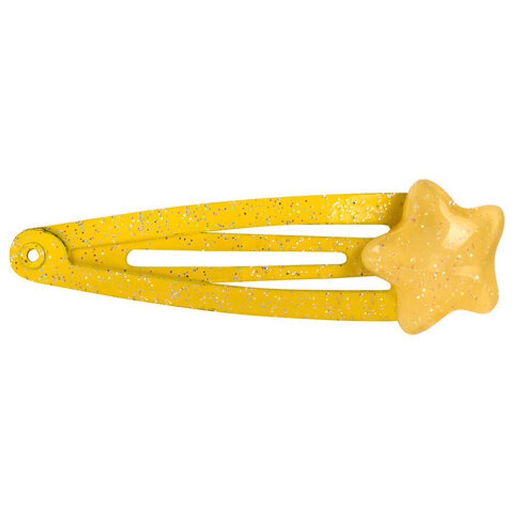 Заколки для волос НАБОР 6 шт., 5 см, клик-клак, с декоративными элементами, разные цвета, MONTE VITA, 457089