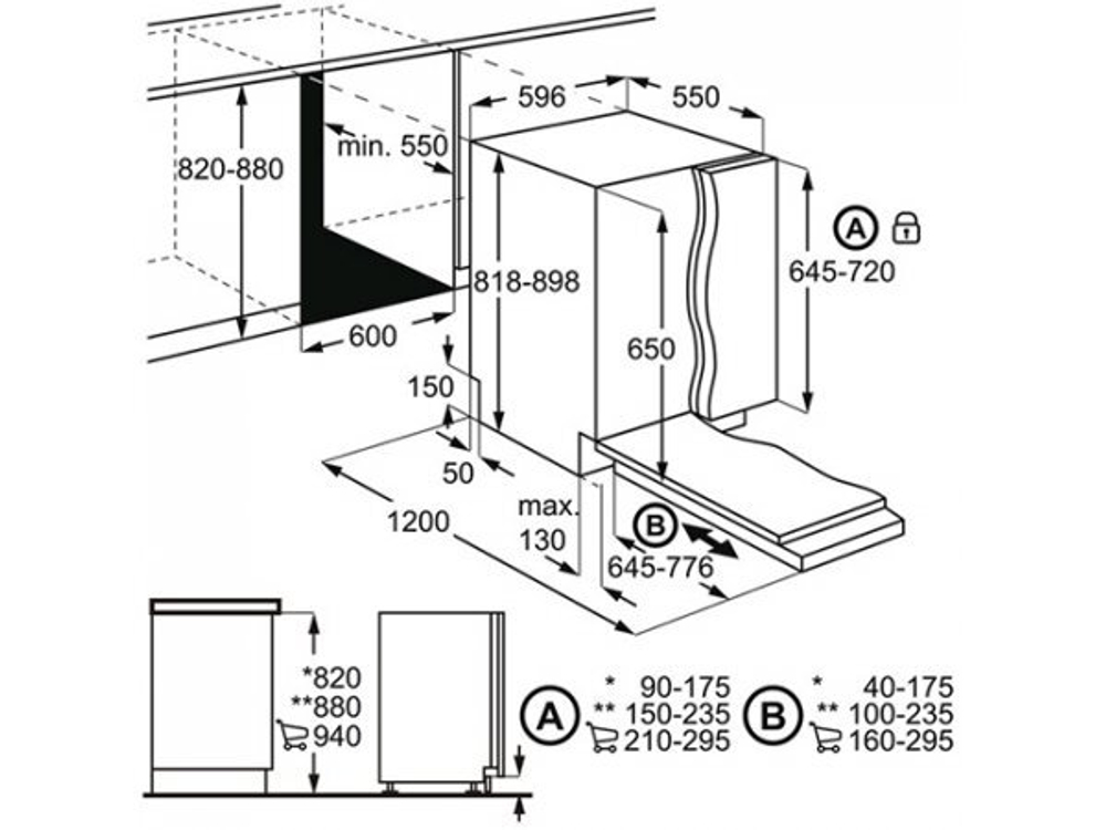 Посудомоечная машина Electrolux EEQ 947200 L