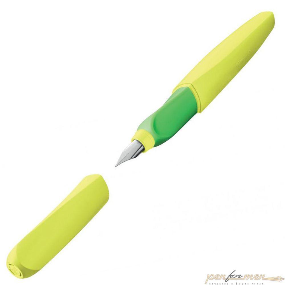 Перьевая ручка Pelikan Office Twist P457 желтый неон с пером M (PL807272)