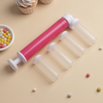 Механический аэрограф, 25х12х3 см, 4 ёмкости в комплекте