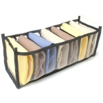 Органайзер - чехол для хранения вещей «ИДЕЯДОМА», цвет чёрный, 7 секций, 32*12*12см