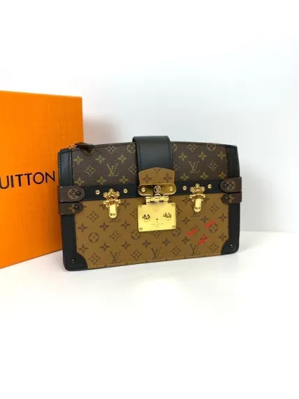 Клатч Louis Vuitton Trunk коричневый