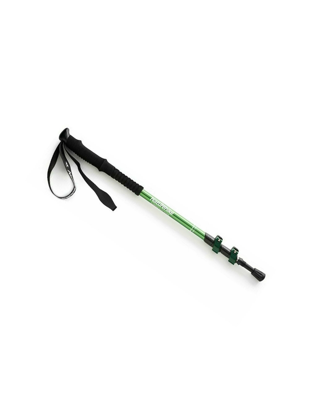 Палка треккинговая Naturehike ST01 6061 AL NH17D001-Z  с 3 узлами женская 57-120 зеленый, 6975641885573