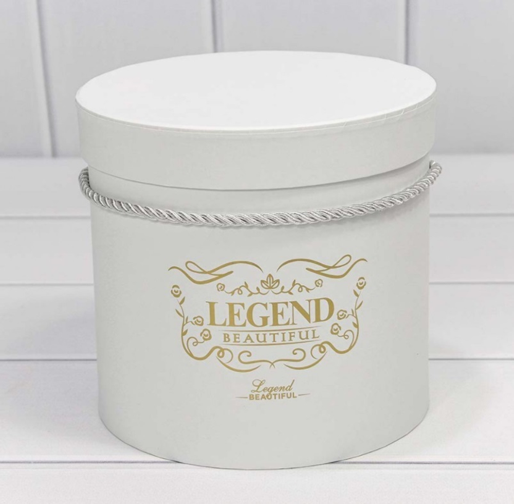 Коробки Цилиндр "Legend" Набор 3 шт. Белый