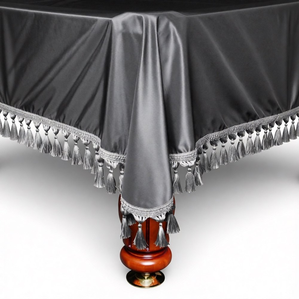 Покрывало на бильярдный стол Монако, 7 футов, шёлк серебро