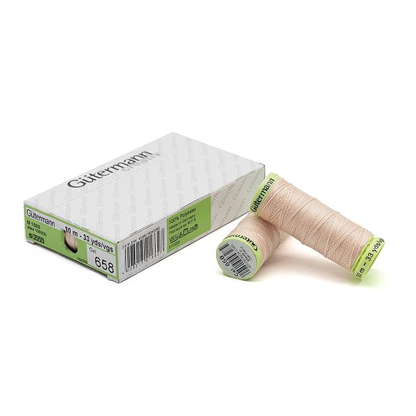 Нитки отделочные Gutermann Top Stitch 30 (30 метров), 5 кат. | 658 розовая карамель