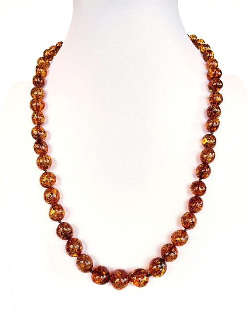 Бусы из янтаря натурального, длина 51 см, янтарь от 8 до 11мм. Бусы из натуральных камней ручной работы из Калининграда
