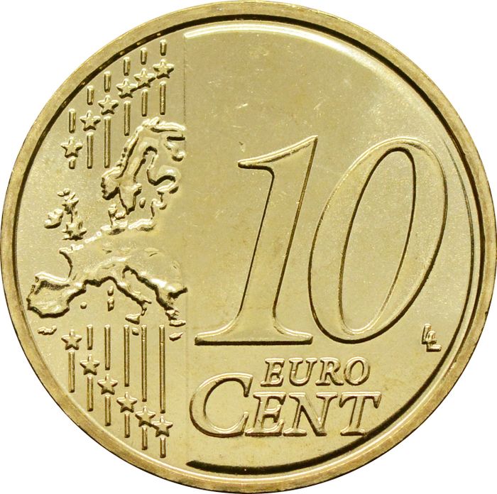 10 евроцентов 2012 Бельгия (10 euro cent)