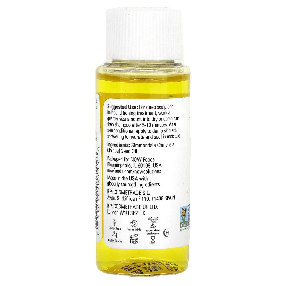 NOW Foods, Solutions, масло жожоба, 30 мл (1 жидк. унц.)