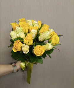 Букет роз Солнечный микс