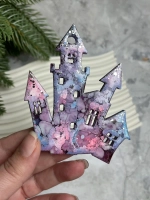 Новогодняя елочная игрушка Замок