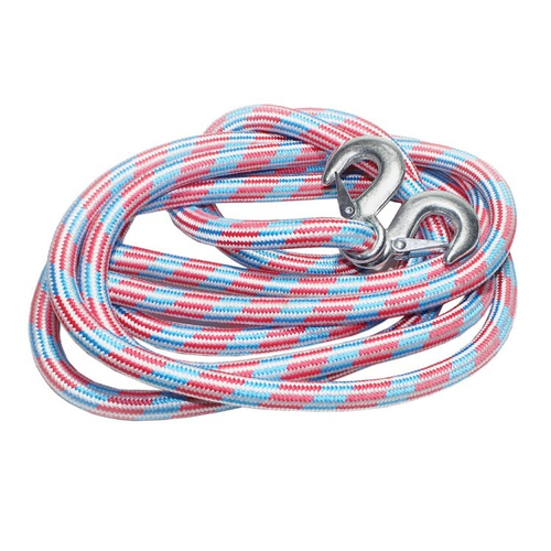 Трос буксир. (12 т) веревка плетен. 2 крюка /5 м/ Богатырь (СИГМА)