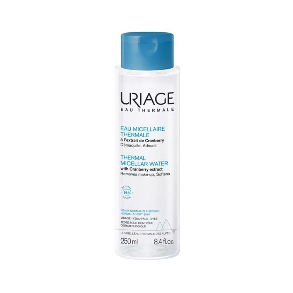 Uriage Thermal Micellar Water Очищающая мицеллярная вода для сухой и нормальной кожи, 250 мл