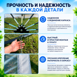 Наземный купол для бассейна ø 5 м
