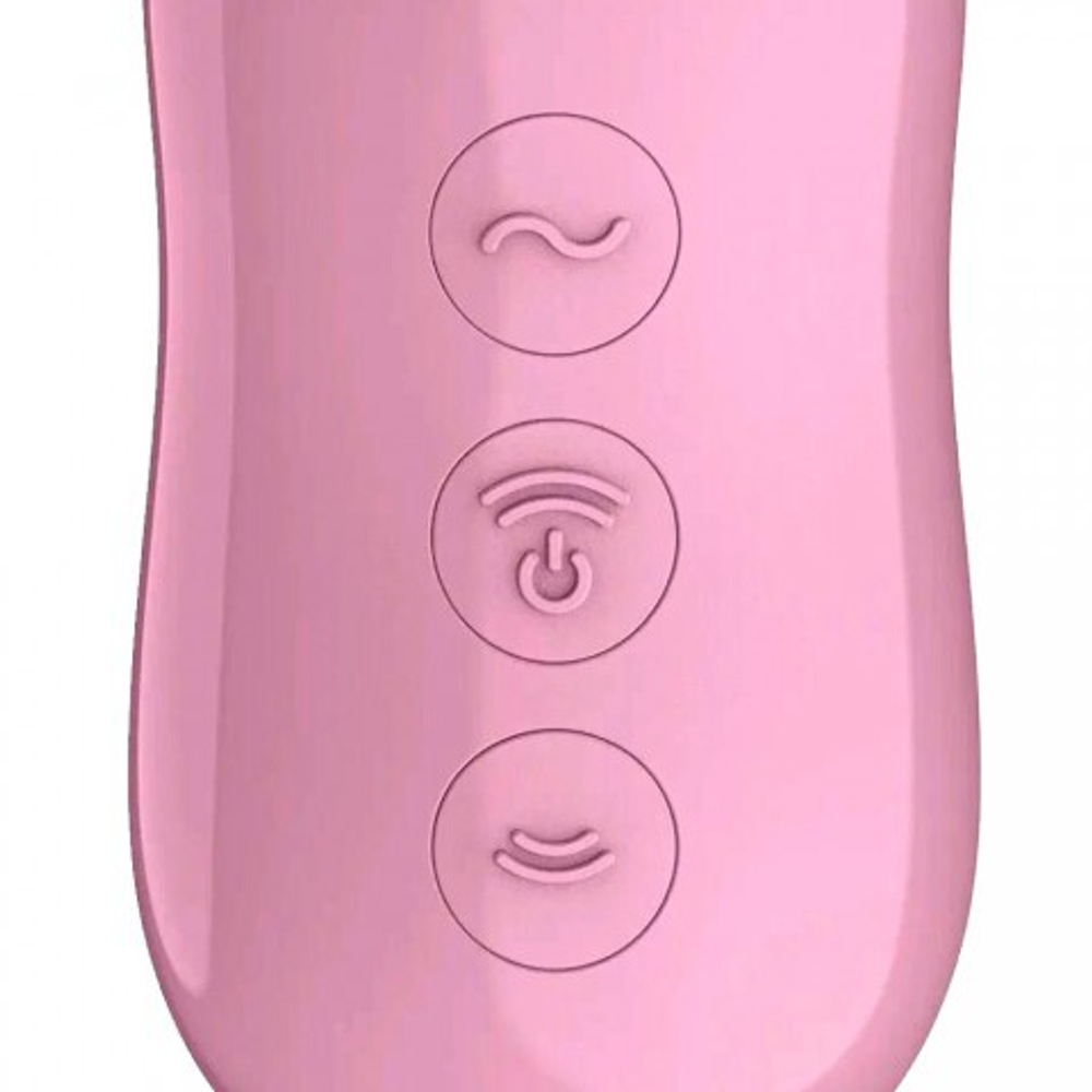 Вакуумный стимулятор клитора с вибрацией  Satisfyer Cotton Candy лиловый