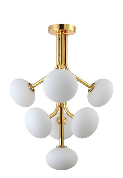 Люстра Crystal Lux ALICIA SP7 GOLD/WHITE