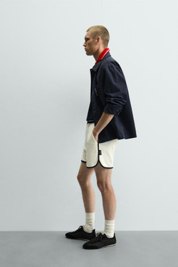 ZARA ШОРТЫ В СТИЛЕ FIFA WORLD CUP™ ФРАНЦИЯ 98 КЛАССИКА, БЕЛЫЙ