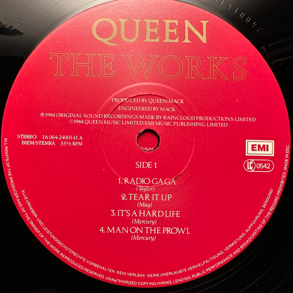 Queen - The Works (Europe 1984г.)
