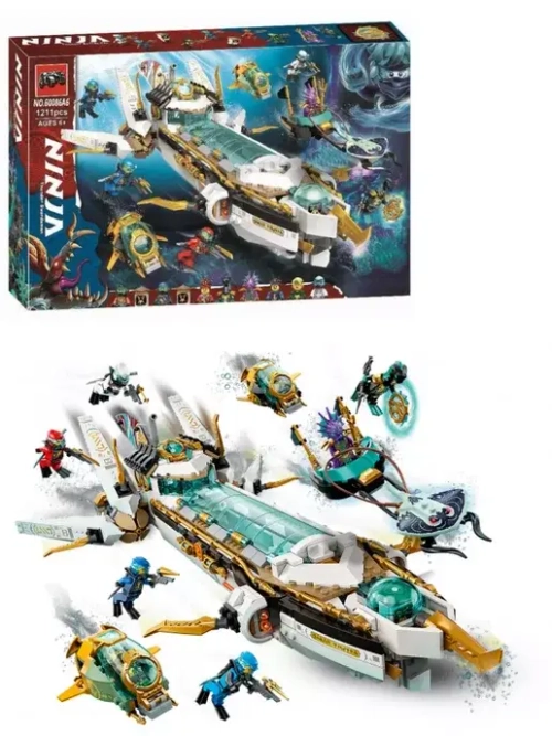 Конструктор Ниндзяго "Подводный Дар Судьбы" 1211 дет.