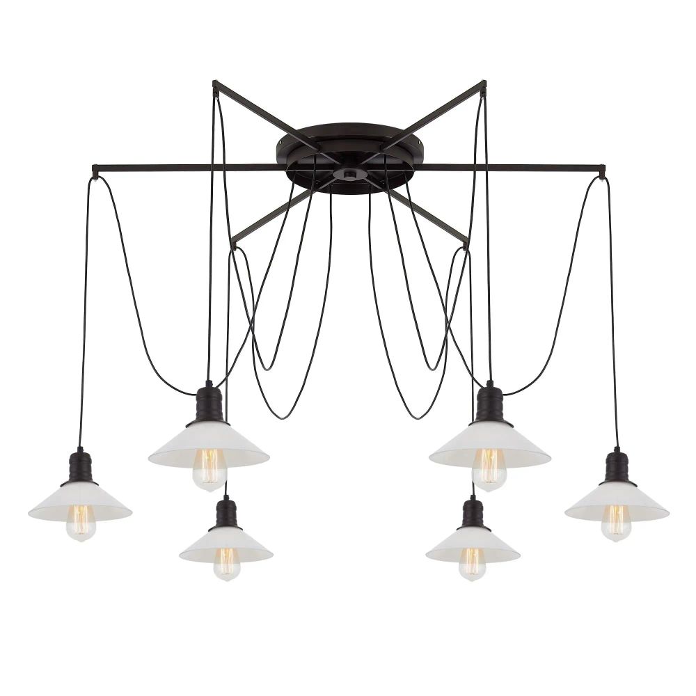 Citilux Эдисон CL451262 Люстра паук Венге