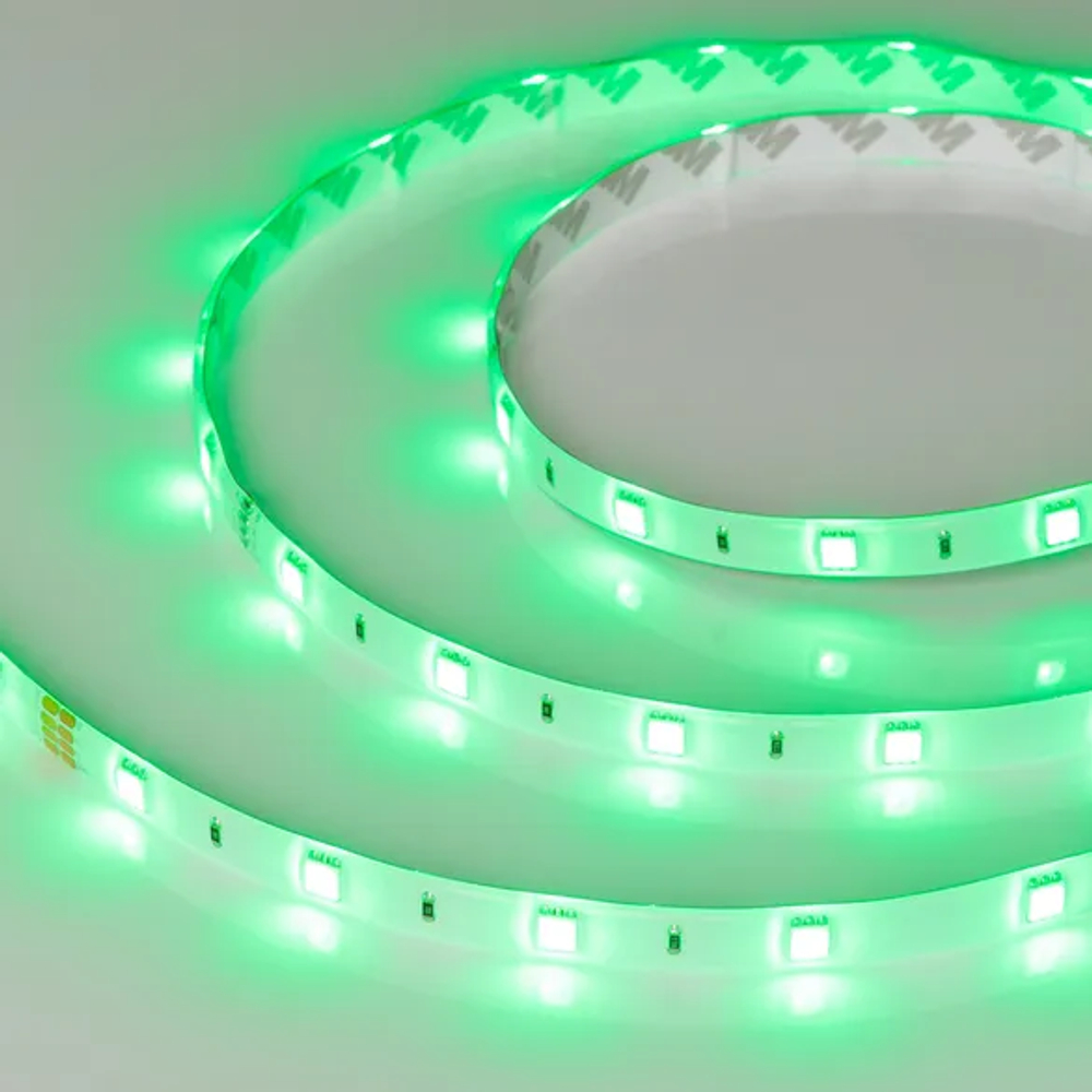 Светодиодная лента RTW 2-5000SE 24V RGB (5060, 150 LED, LUX) (Arlight, 7.2 Вт/м, IP65) 021732