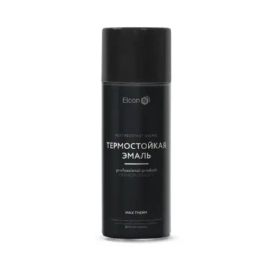 Эмаль термостойкая "Max Therm" 600 °С антрацит аэрозоль 520 мл.