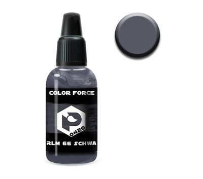 P-0420 Краска Pacific88 RLM 66 SCHWARZGRAU укрывистый, 18мл